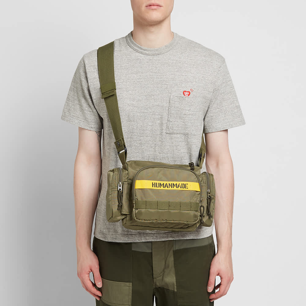 Human Made Military Waist Bag Olive Drab END. (DK)