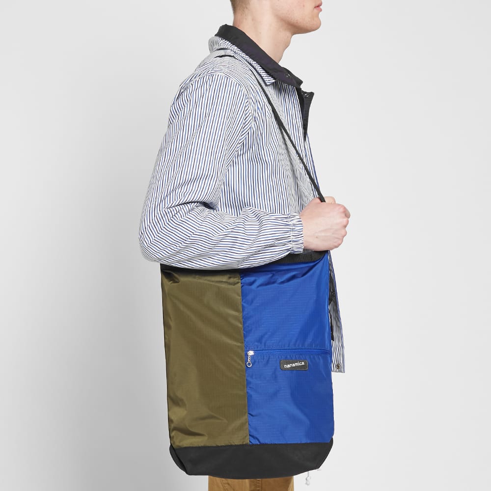 Nanamica Medium Utility Shoulder Bag Olive & Blue END. (SE)