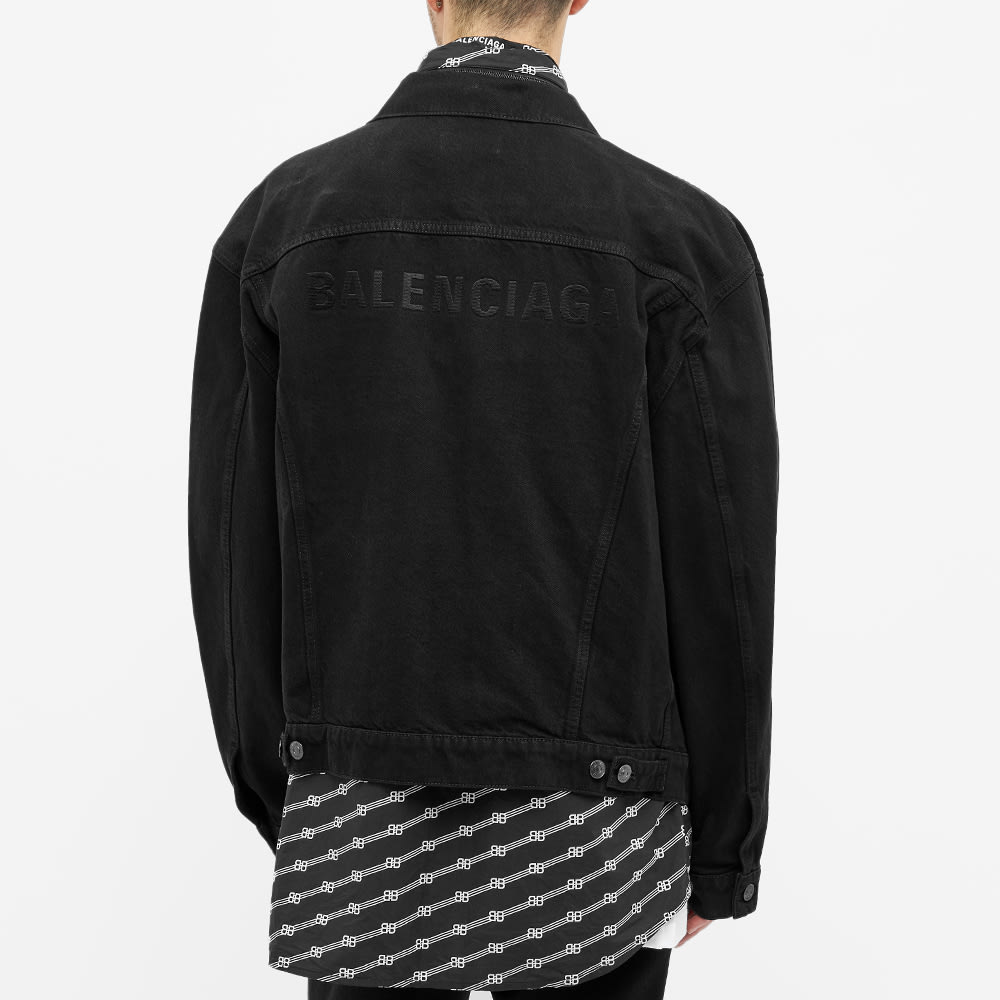 balenciaga denim windbreaker