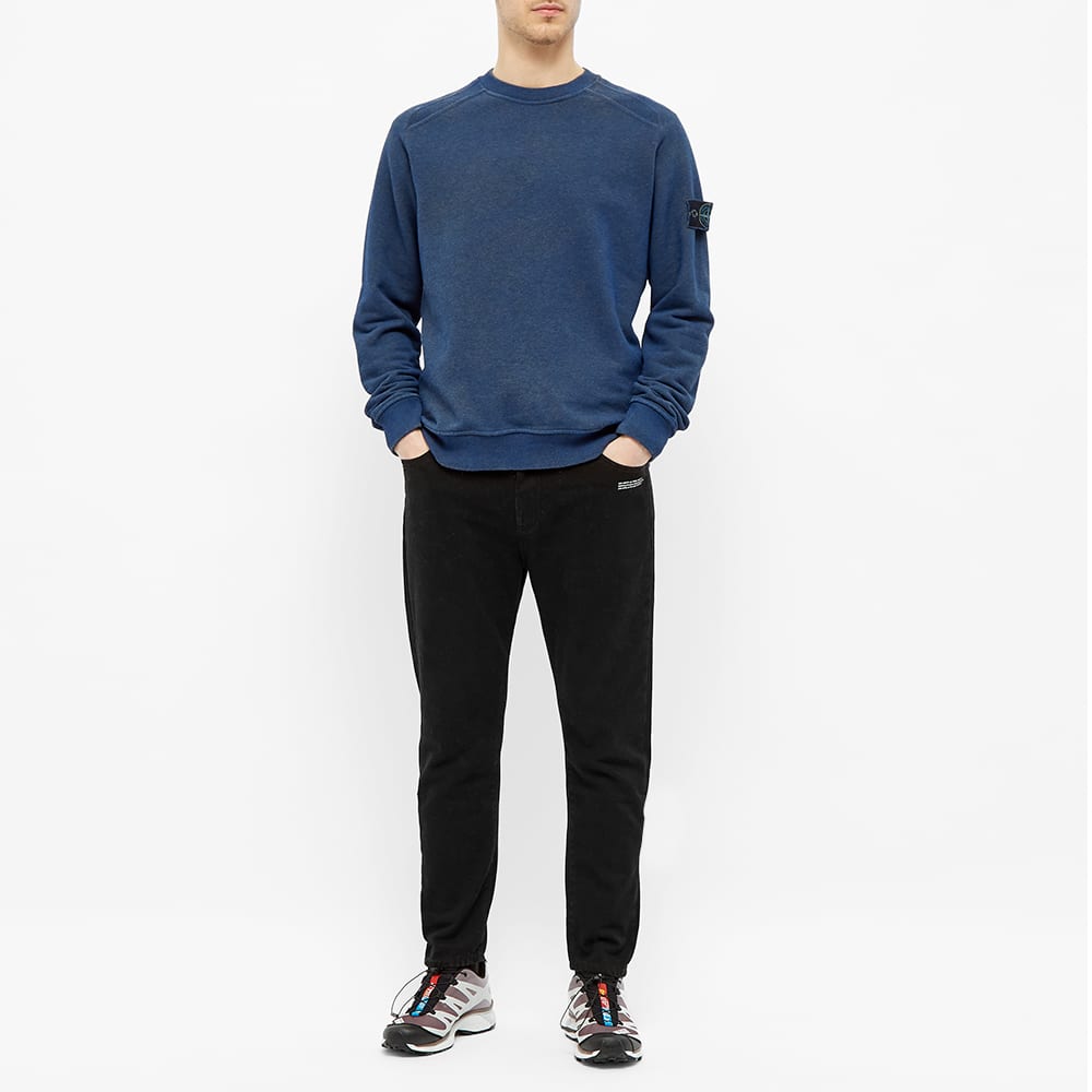 stone island avio blue sweatshirt