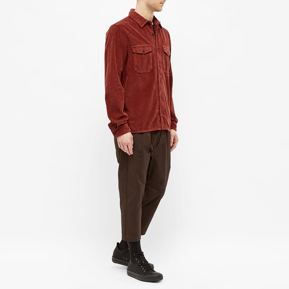 Stone Island Corduroy 2 Pocket Overshirt Burgundy | END. (ES)