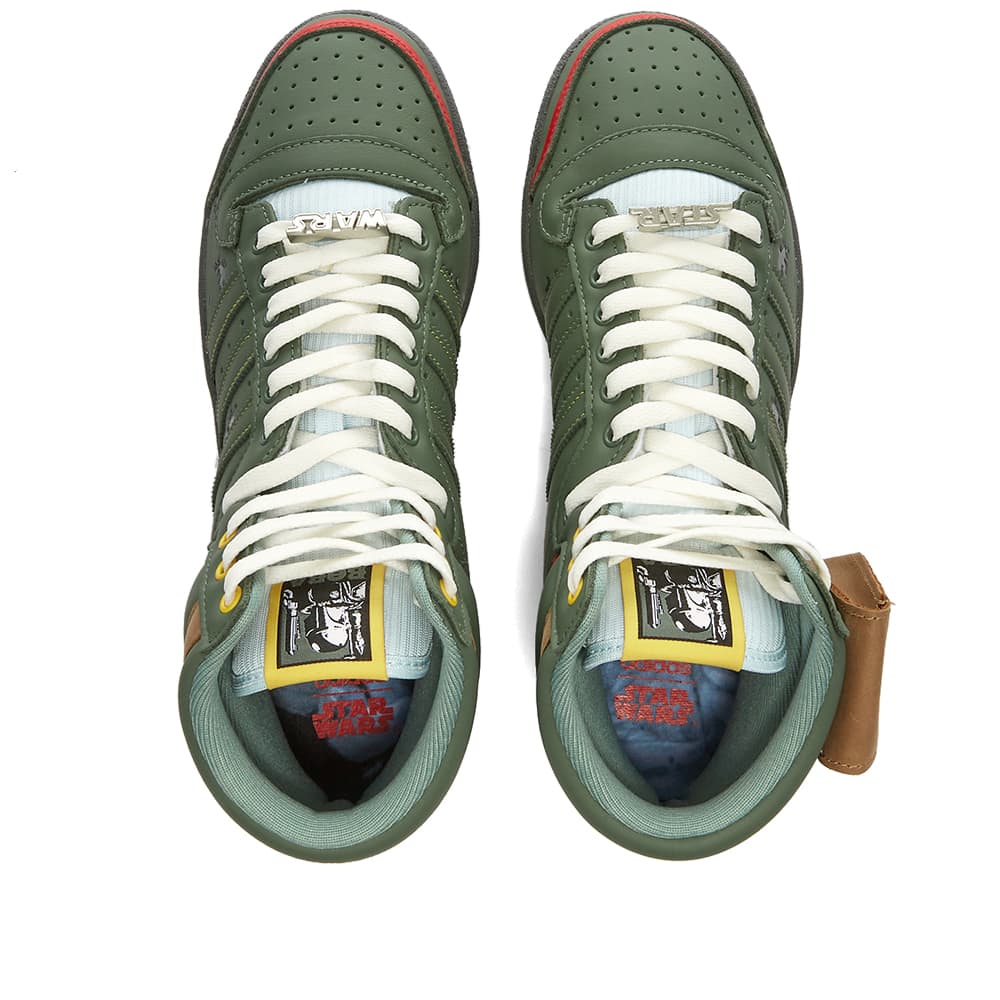 adidas top ten hi star wars boba fett green fz3465 fashion