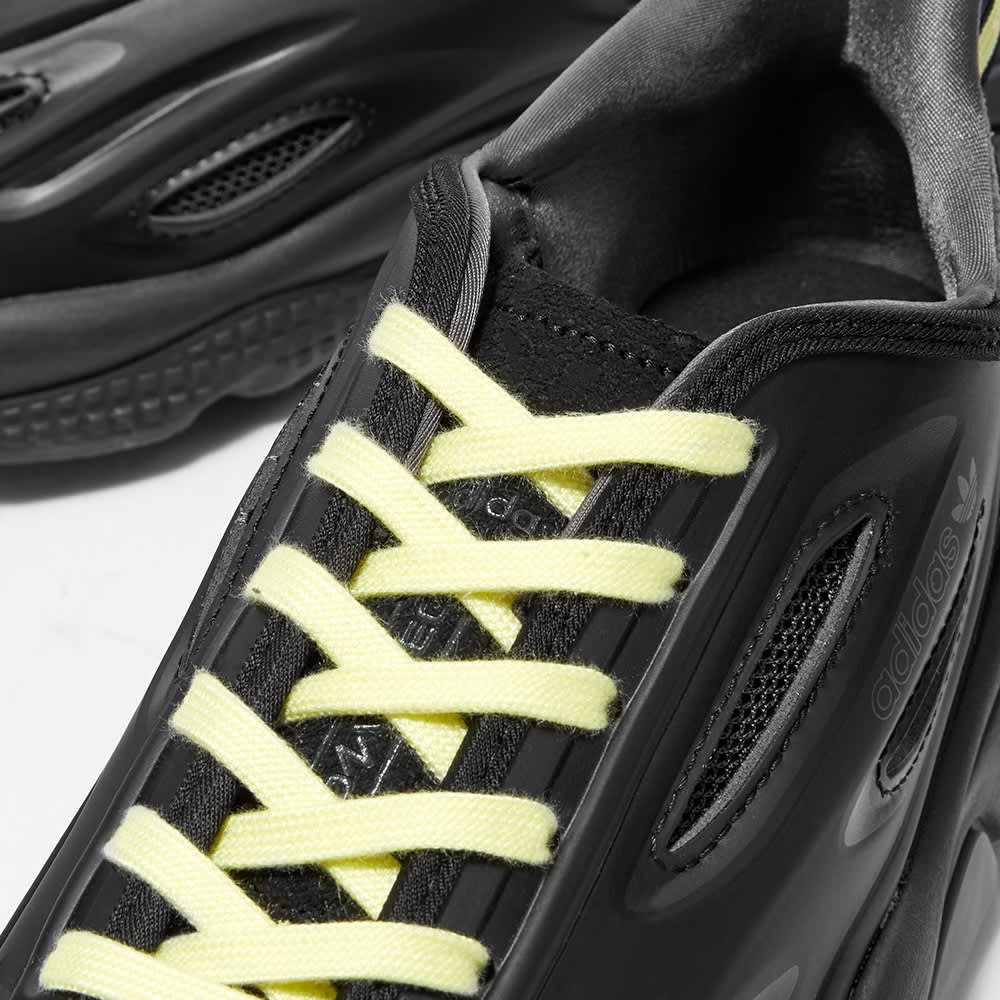 adidas originals ozweego celox trainers in black with yellow laces