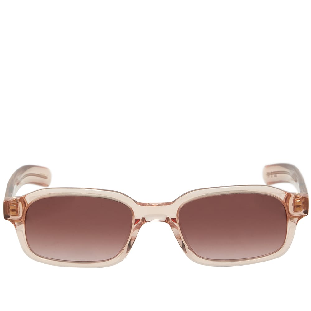 Flatlist Hanky Sunglasses Crystal Blush & Mahogany END. (US)