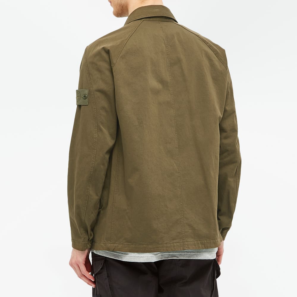 stone island ivory overshirt