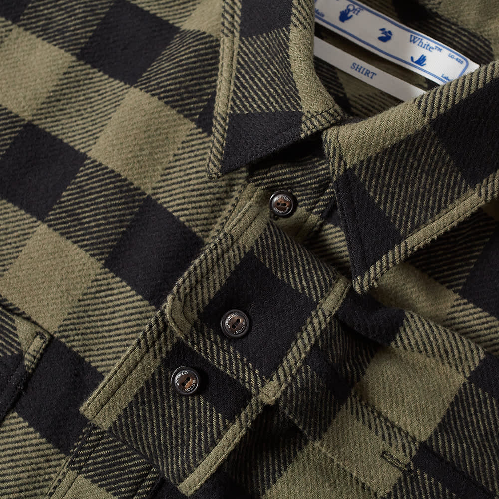 off white black flannel