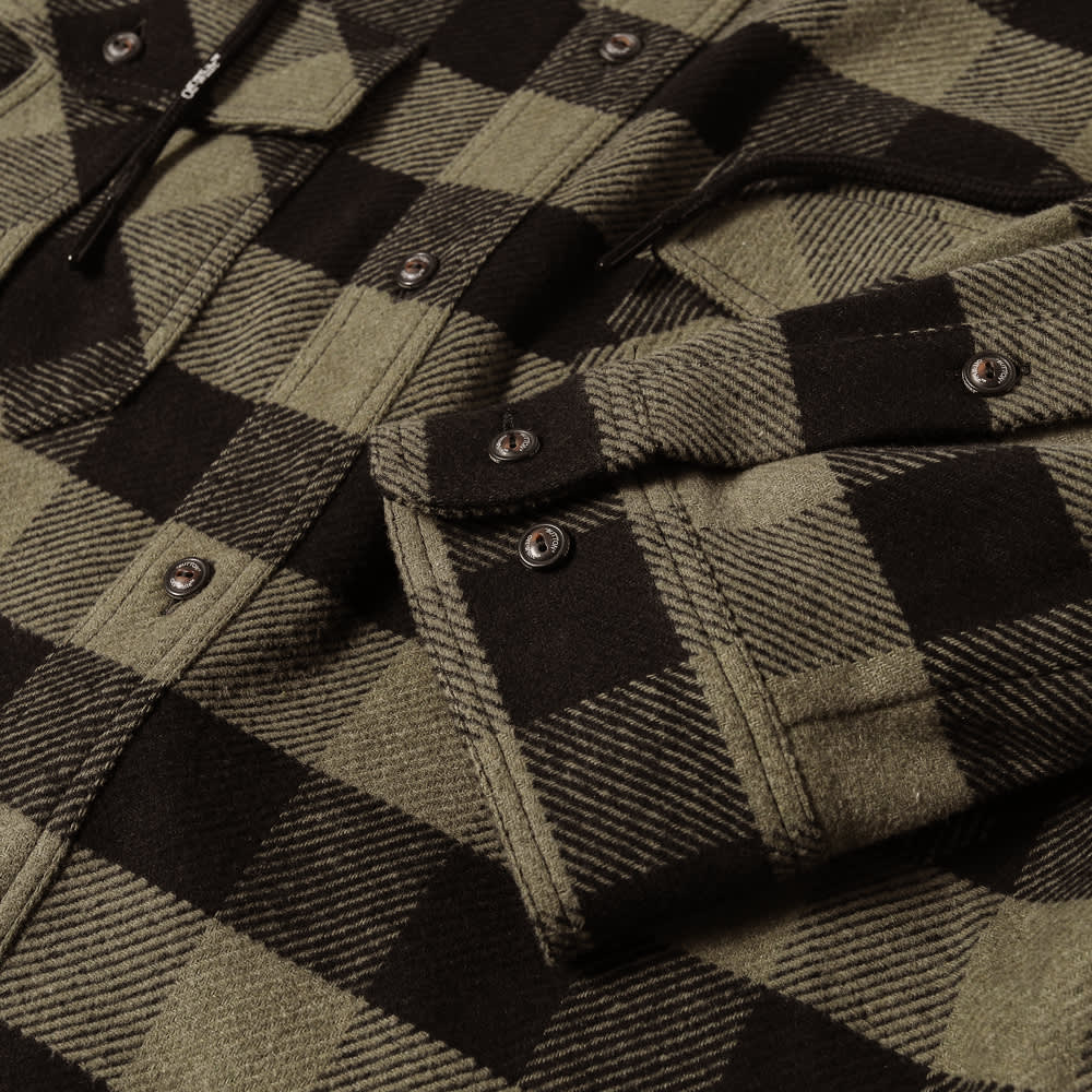 off white black flannel