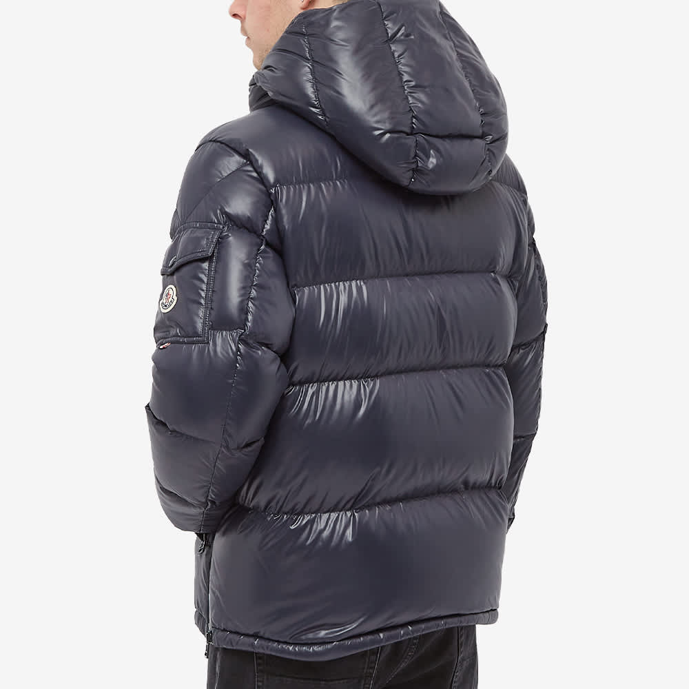 Moncler Maury Logo Popover Hooded Down Jacket Navy | END.