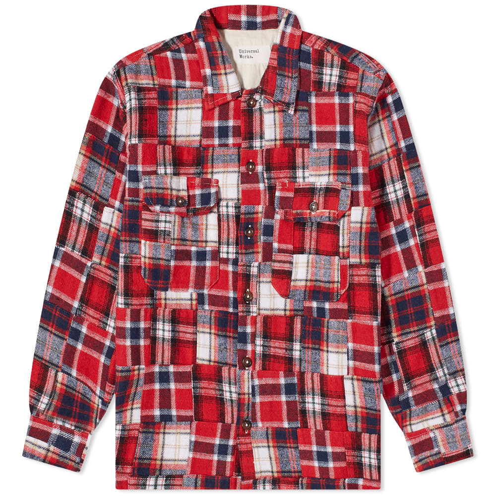 Universal Works Long Sleeve Utility Shirt Red END. (HK)