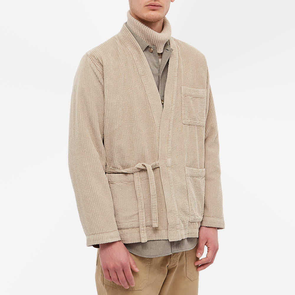 universal works tie front jacket