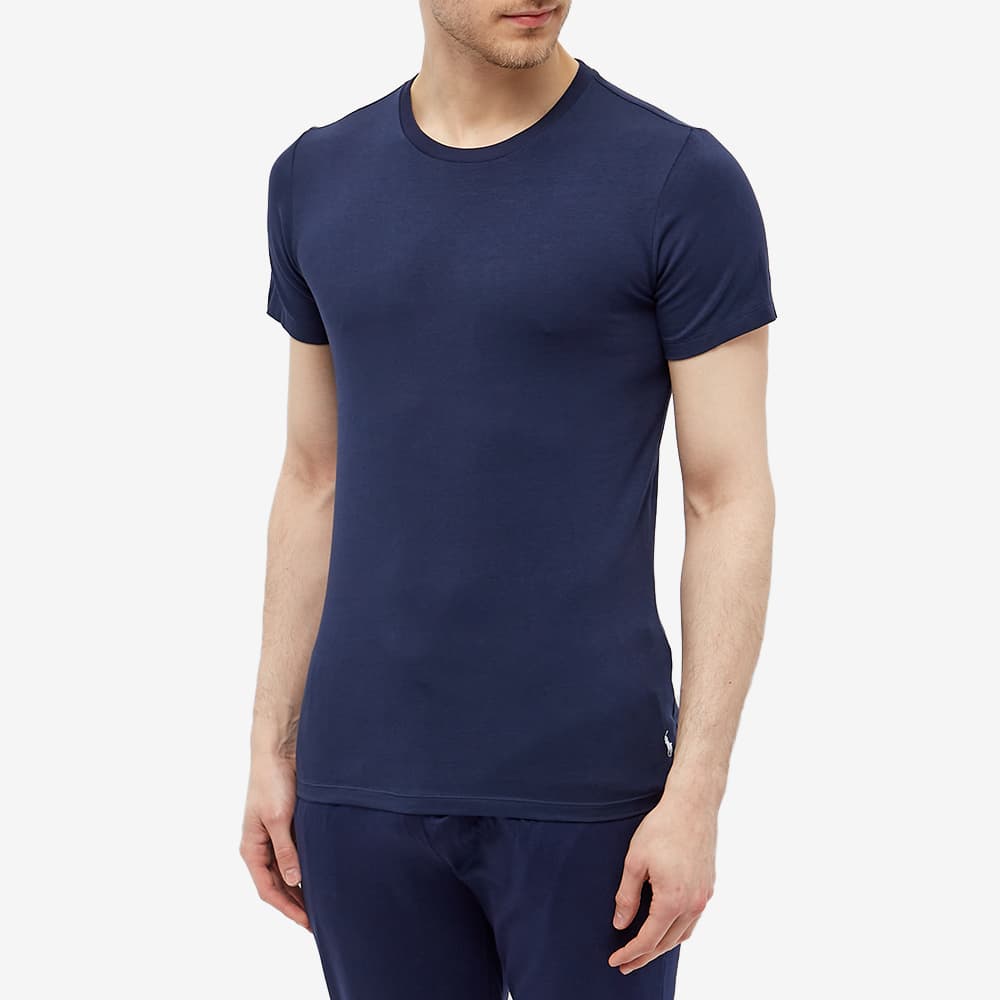 Polo Ralph Lauren Crew Base Layer Tee 2 Pack Navy END. (SG)