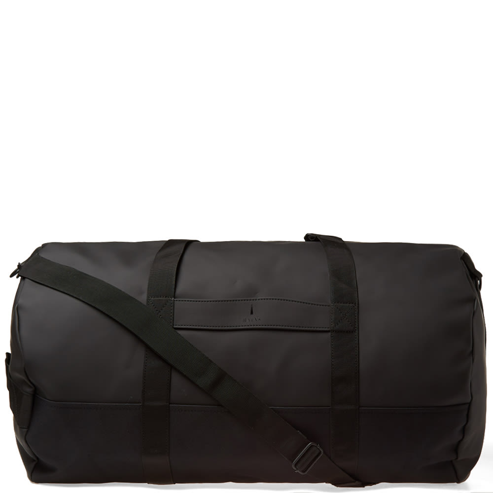 RAINS Travel Duffel Bag Black END.