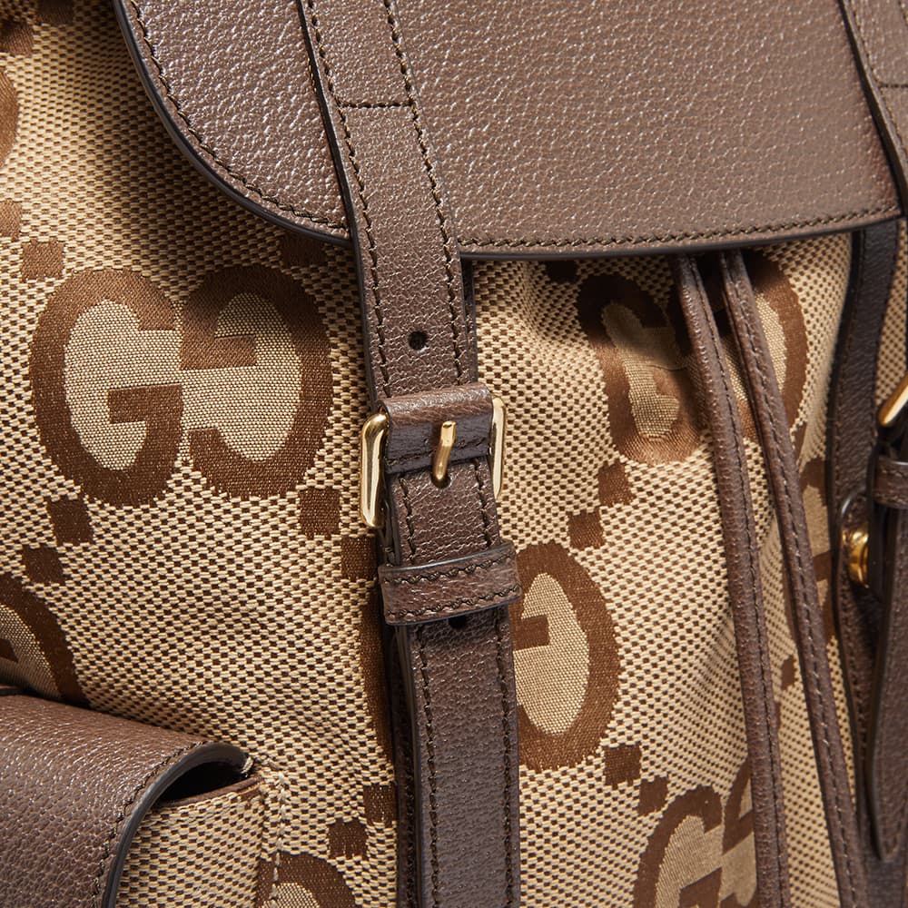 Gucci Jumbo GG Jacquard Backpack Camel END. (UK)