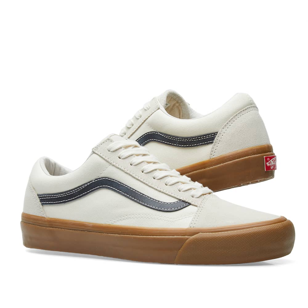 Old skool marshmallow white vans Clearance