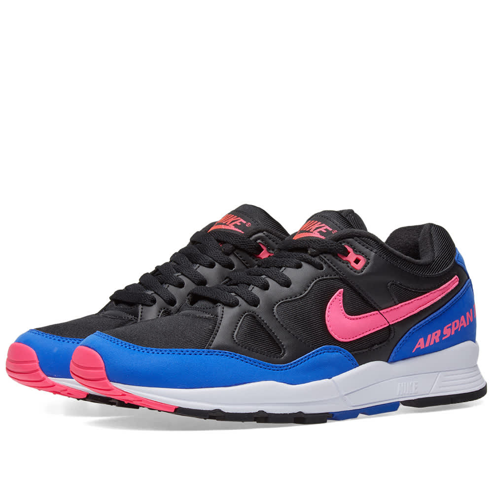 nike air span 2 black hyper pink