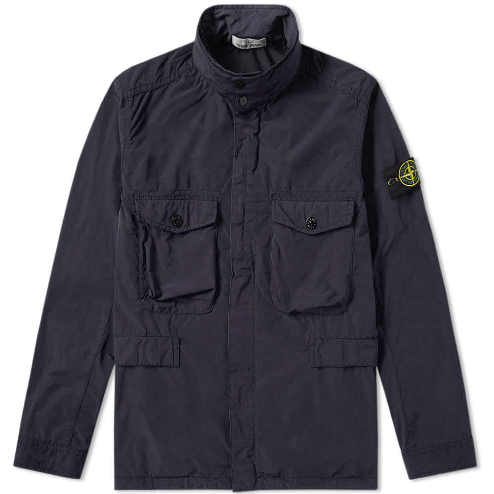 Stone Island David Tela Light TC Field Jacket Navy END. (BE)
