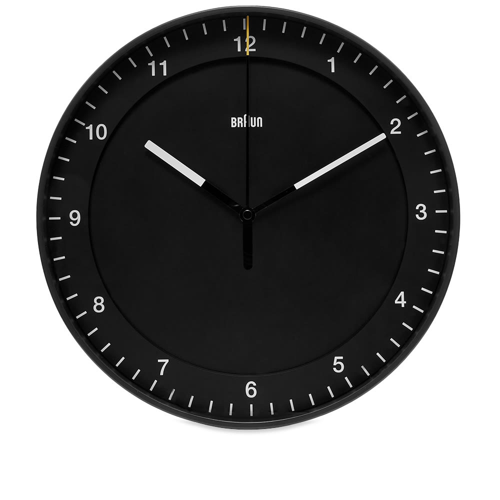 Braun Large Wall Clock Black END. (UK)