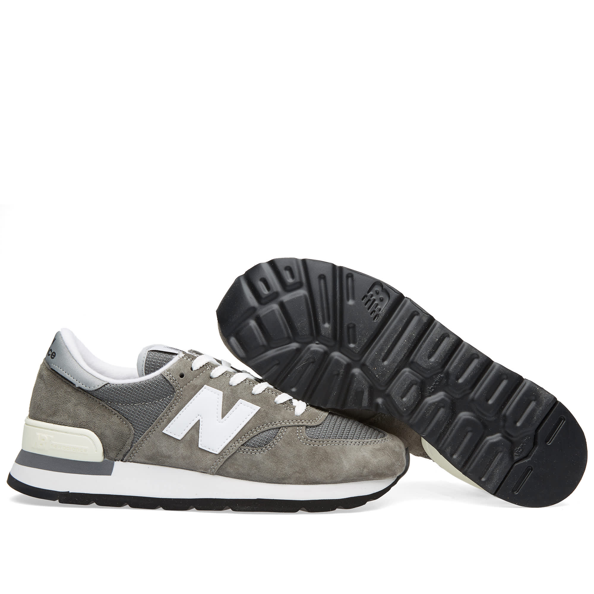 New Balance M990GRY - Made in the USA Charcoal & White | END.