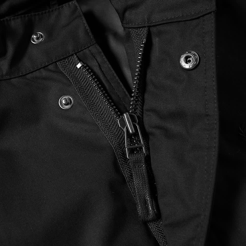 fred perry parka black