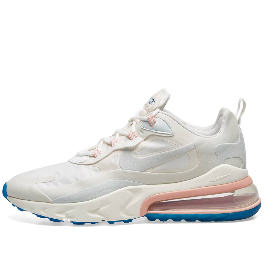 nike air max react 270 summit white coral