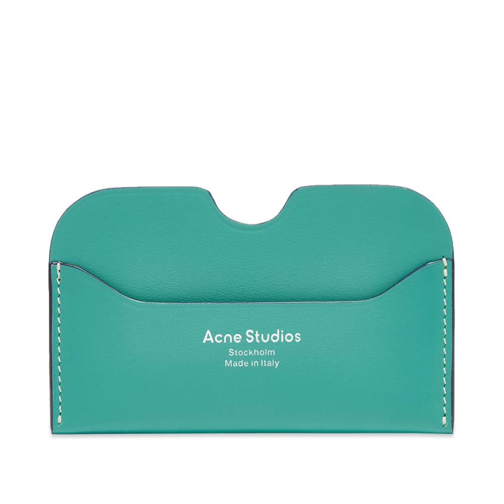 Acne Studios Elmas S Card Holder Turquoise Blue END. (CA)