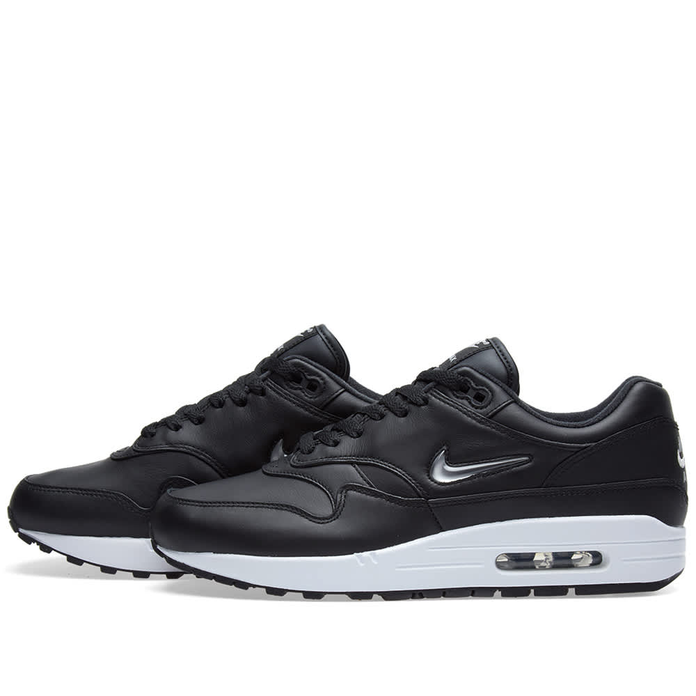 nike air max 1 jewel white black