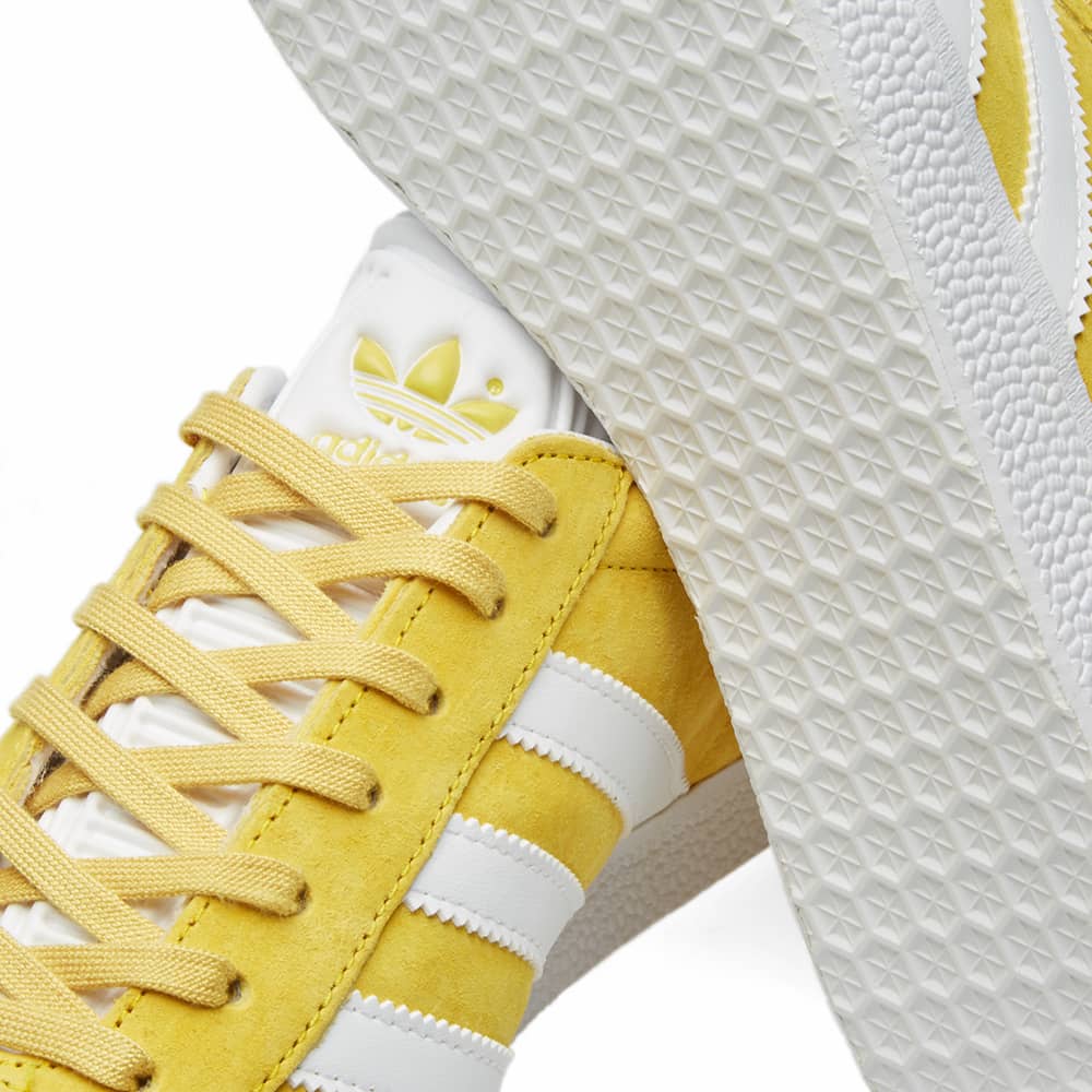 adidas gazelle yellow white