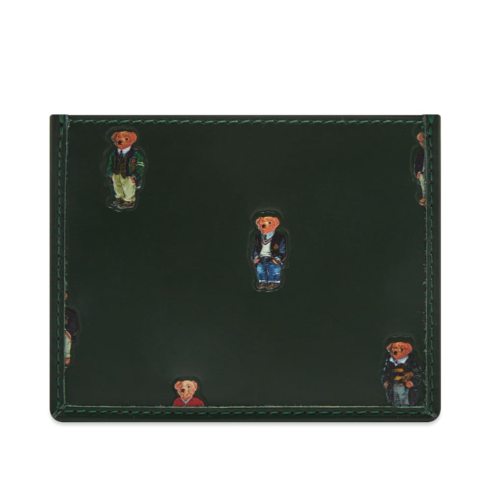 Polo Ralph Lauren All Over Bear Card Holder Forest Green END. (US)