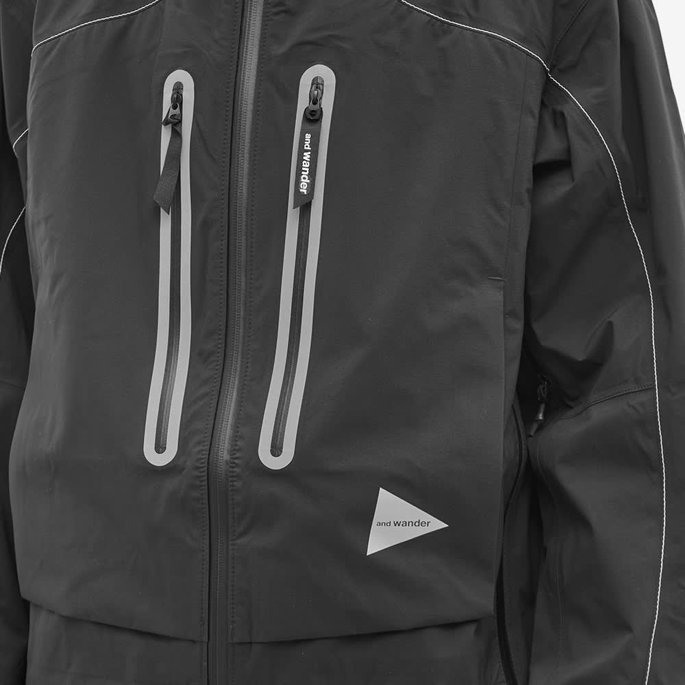 and wander Pertex Shield Rain Jacket Black END. (TW)