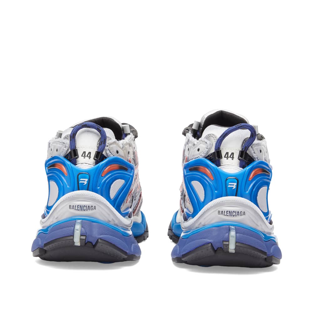 black and blue balenciaga runners