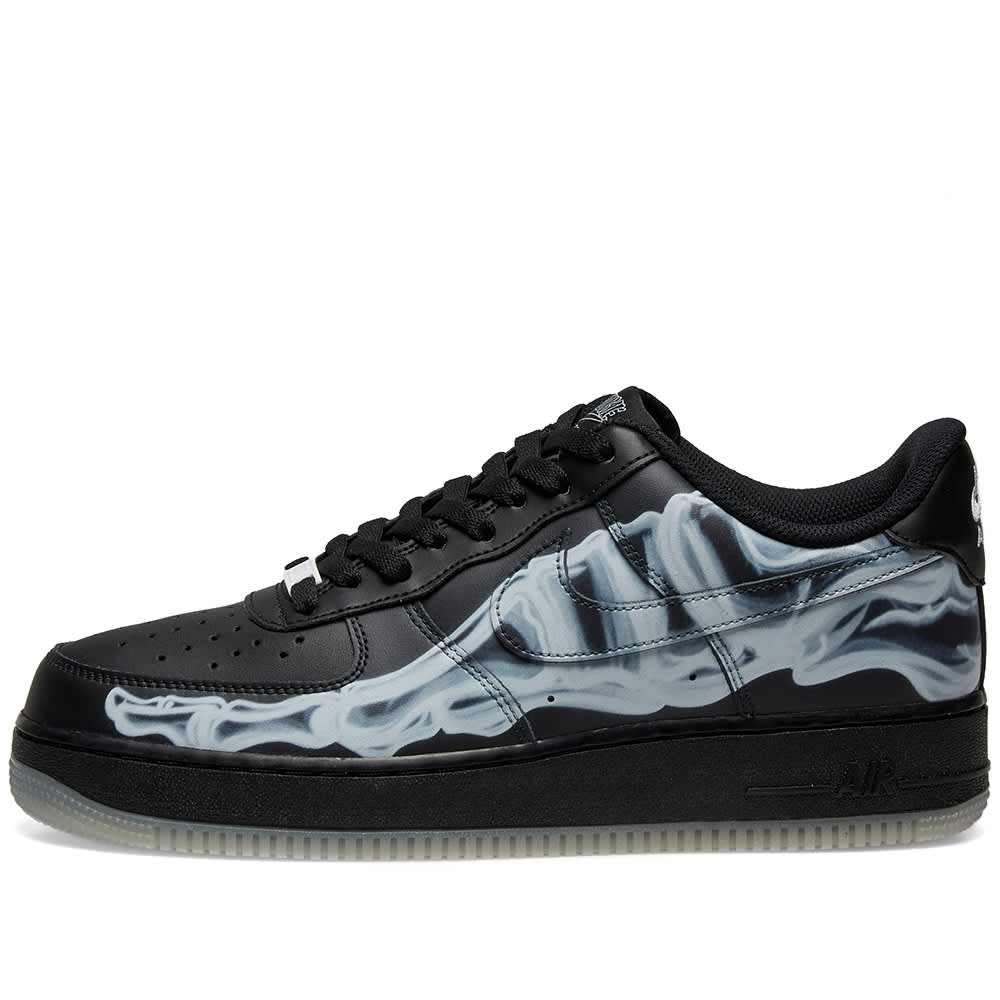 black air force 1 skeleton
