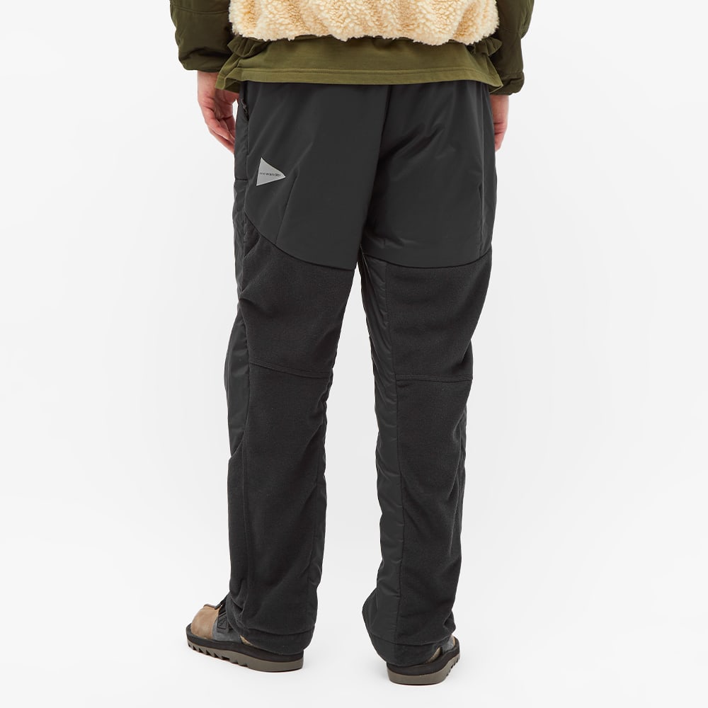 And Wander Top Fleece Pant Black END. (UK)