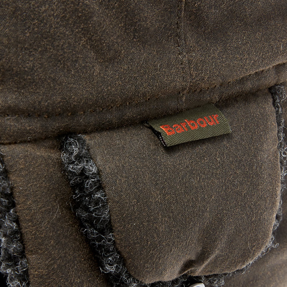 barbour fleece lined trapper hat
