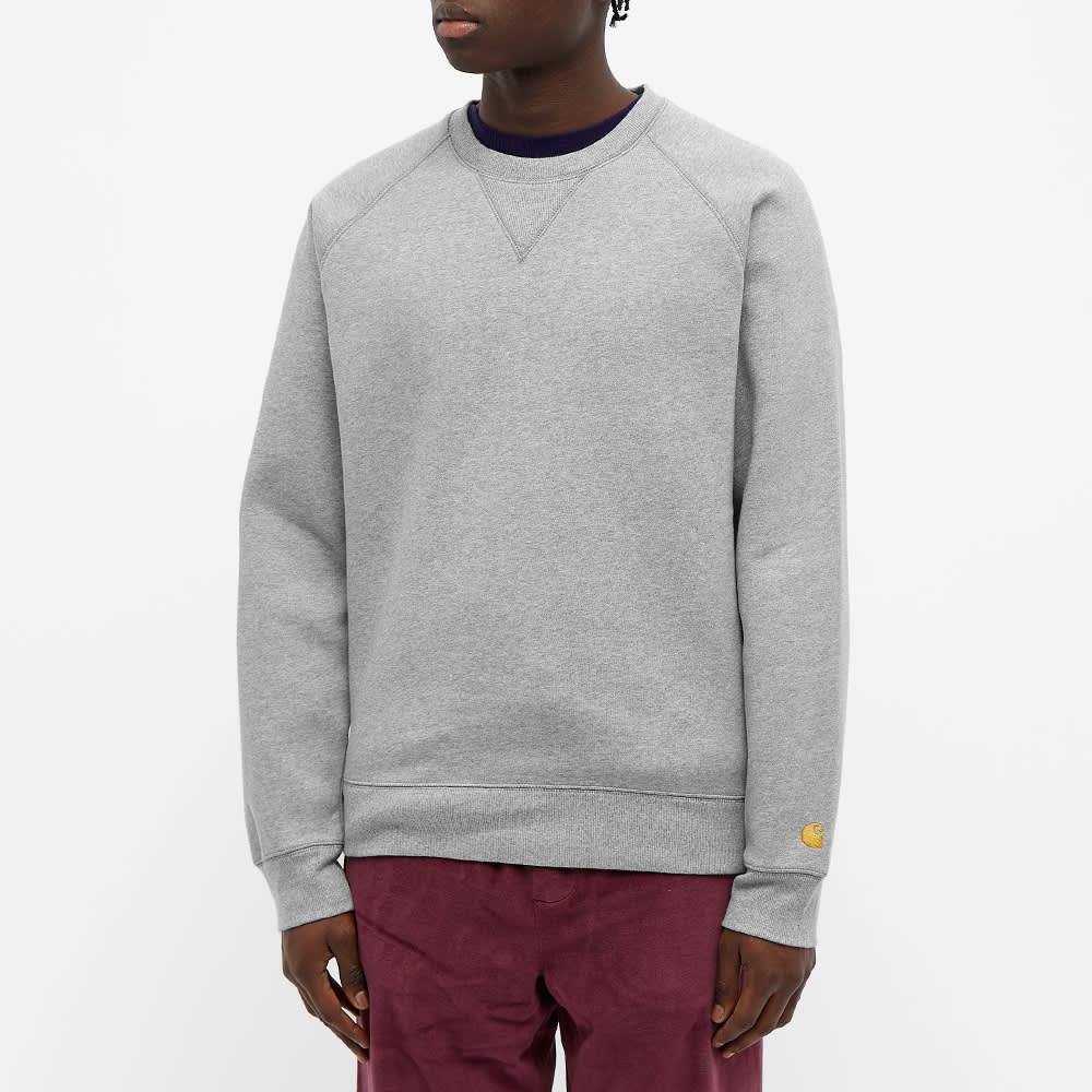 carhartt chase sweat grey