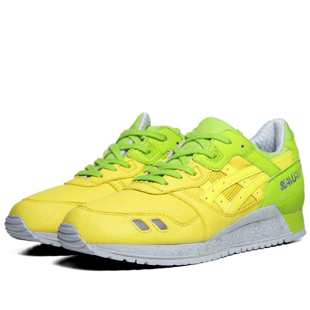 Asics x Slam Jam GelLyte III Yellow & Green END.