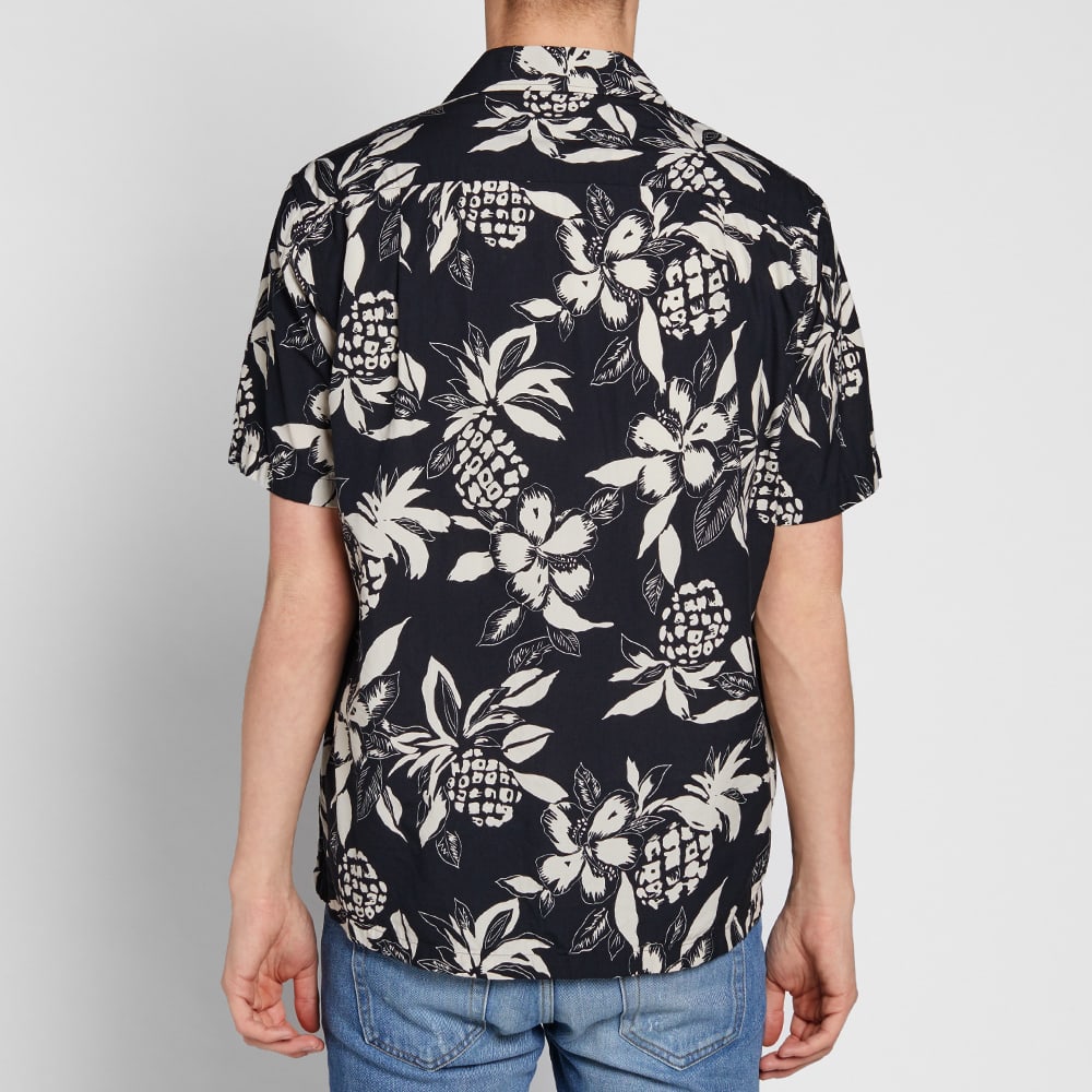 saint laurent hibiscus shirt