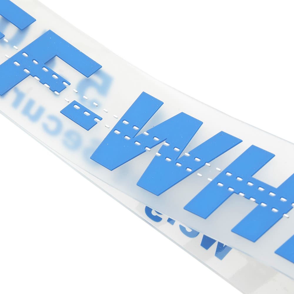 OffWhite Rubber Industrial Keychain Blue END. (UK)