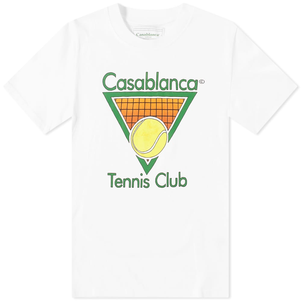 Casablanca Casa Tennis Club Tee White | END. (UK)