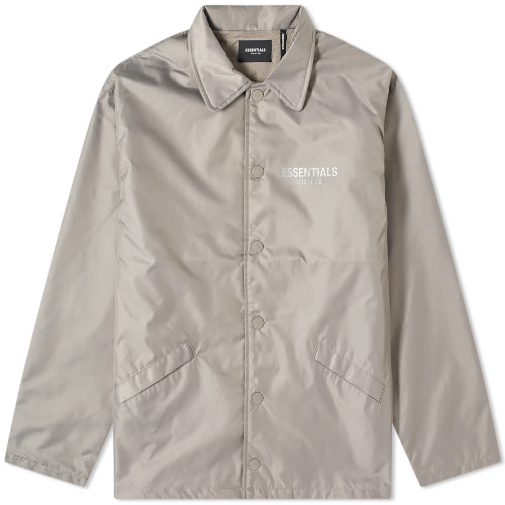 Fear of God ESSENTIALS Coaches Jacket Grey Flannel END. (RU)
