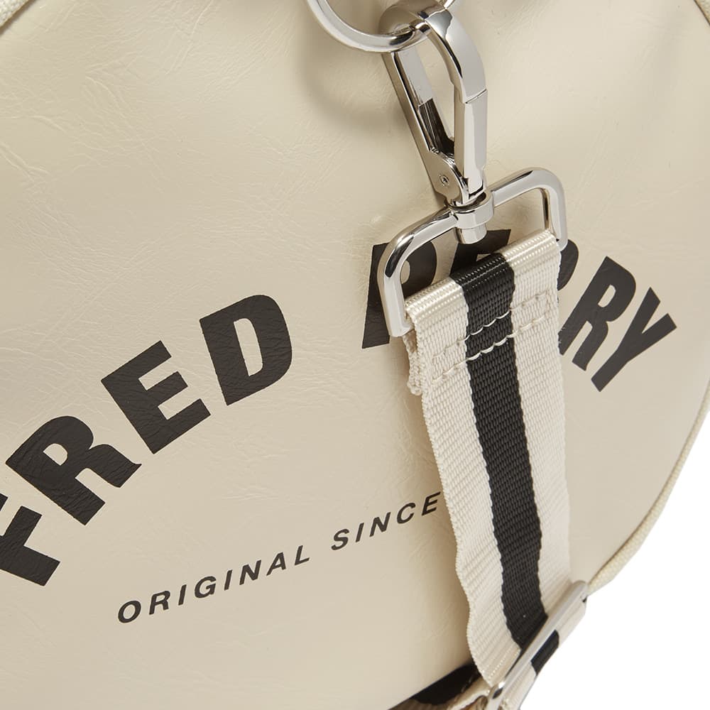 fred perry classic barrel bag black