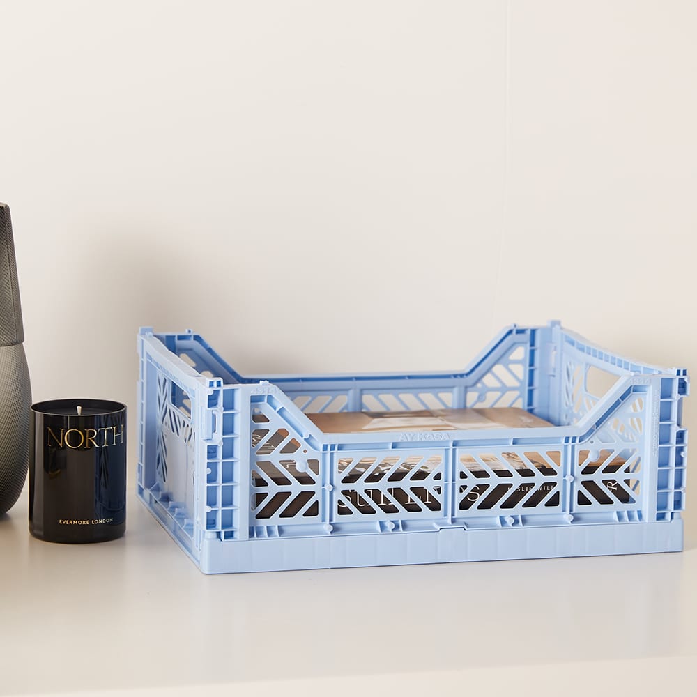 HAY Medium Colour Crate Light Blue END. (US)