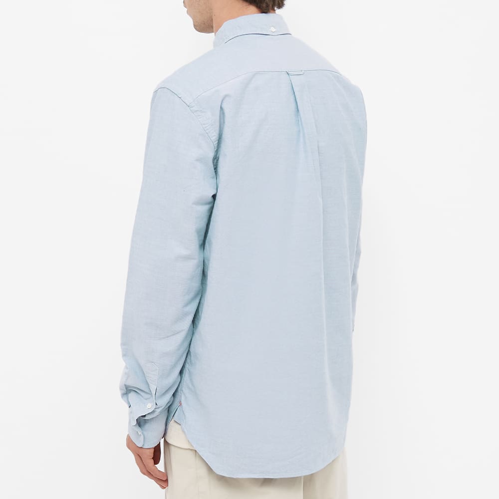 Beams Plus Button Down Oxford Shirt Blue END. (UK)