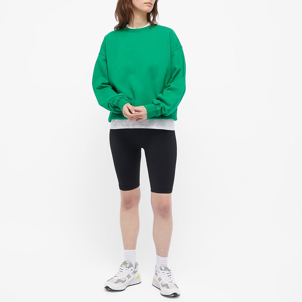 Green oversized crew neck Clearance