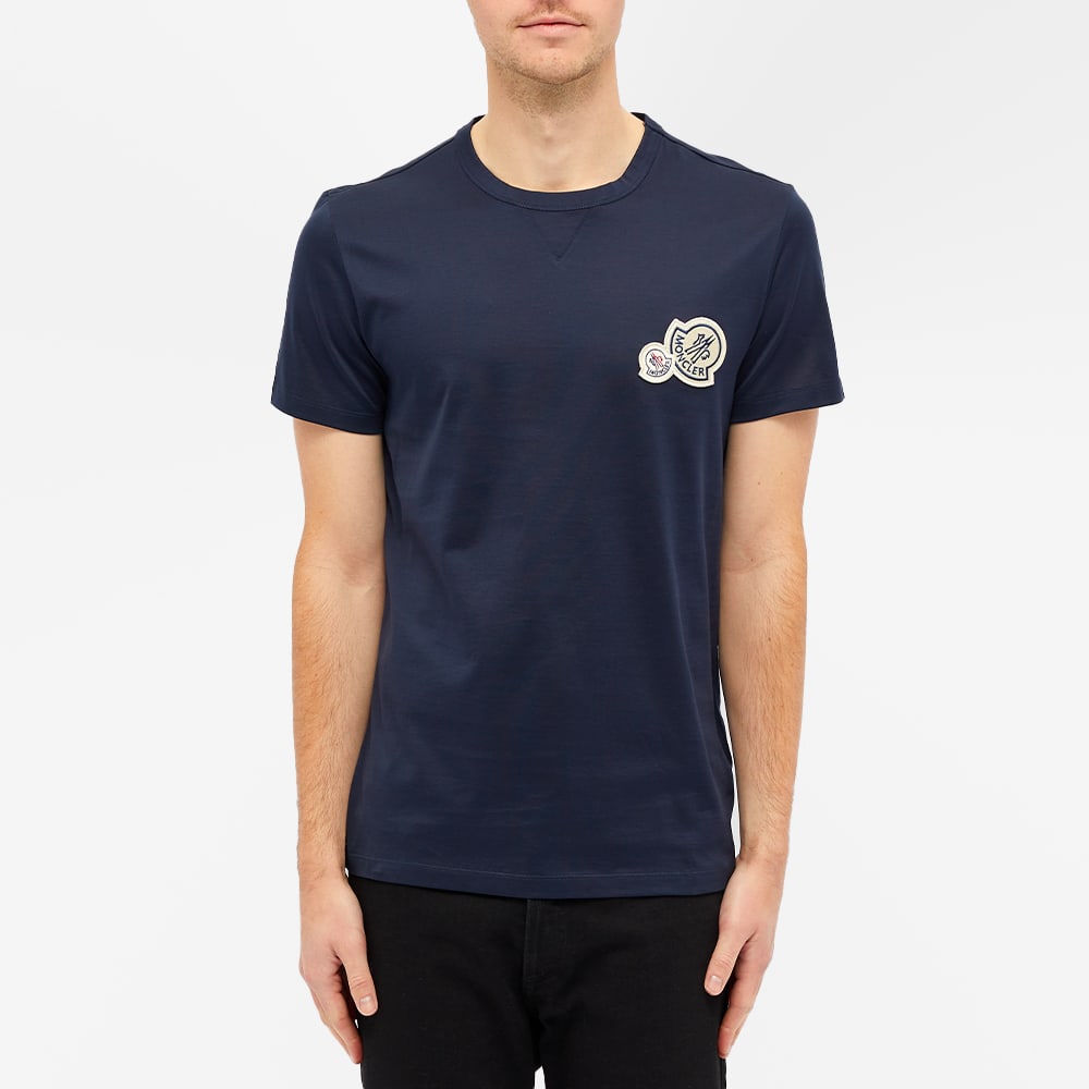 moncler multi logo tee