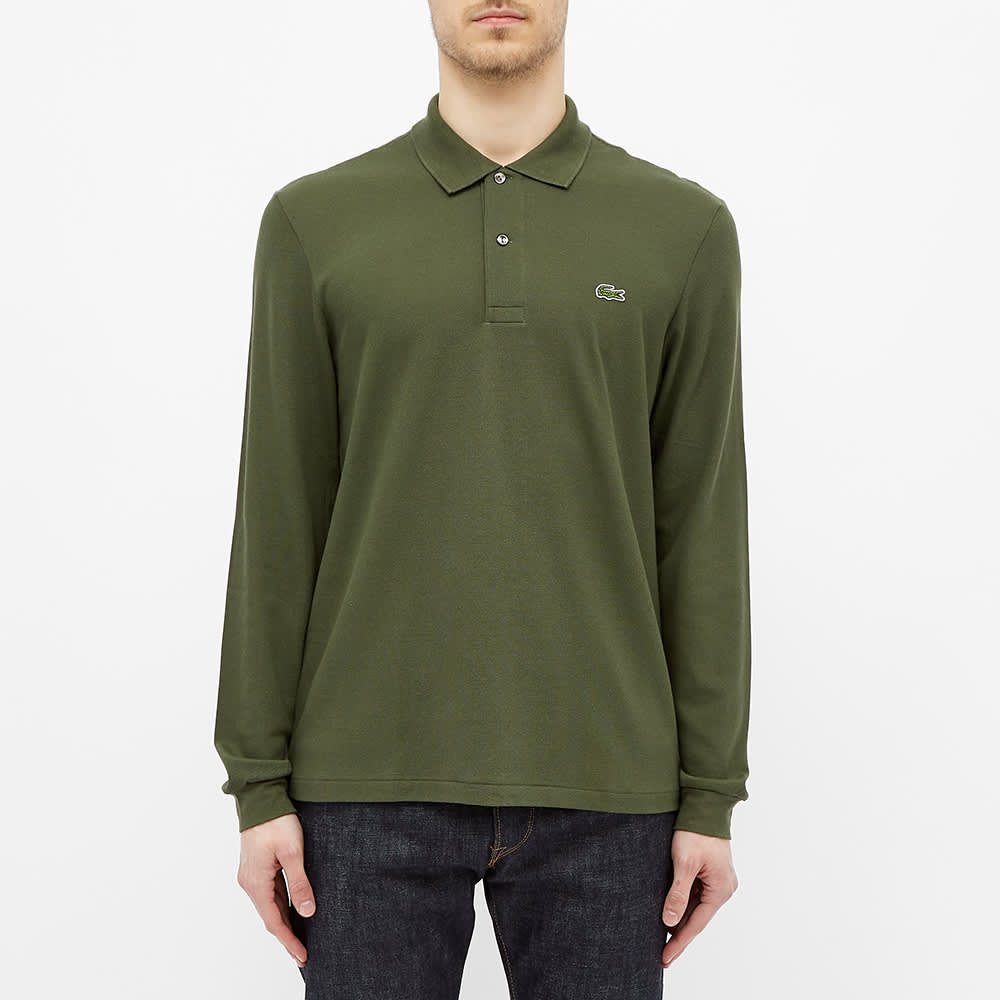 lacoste polo shirt khaki