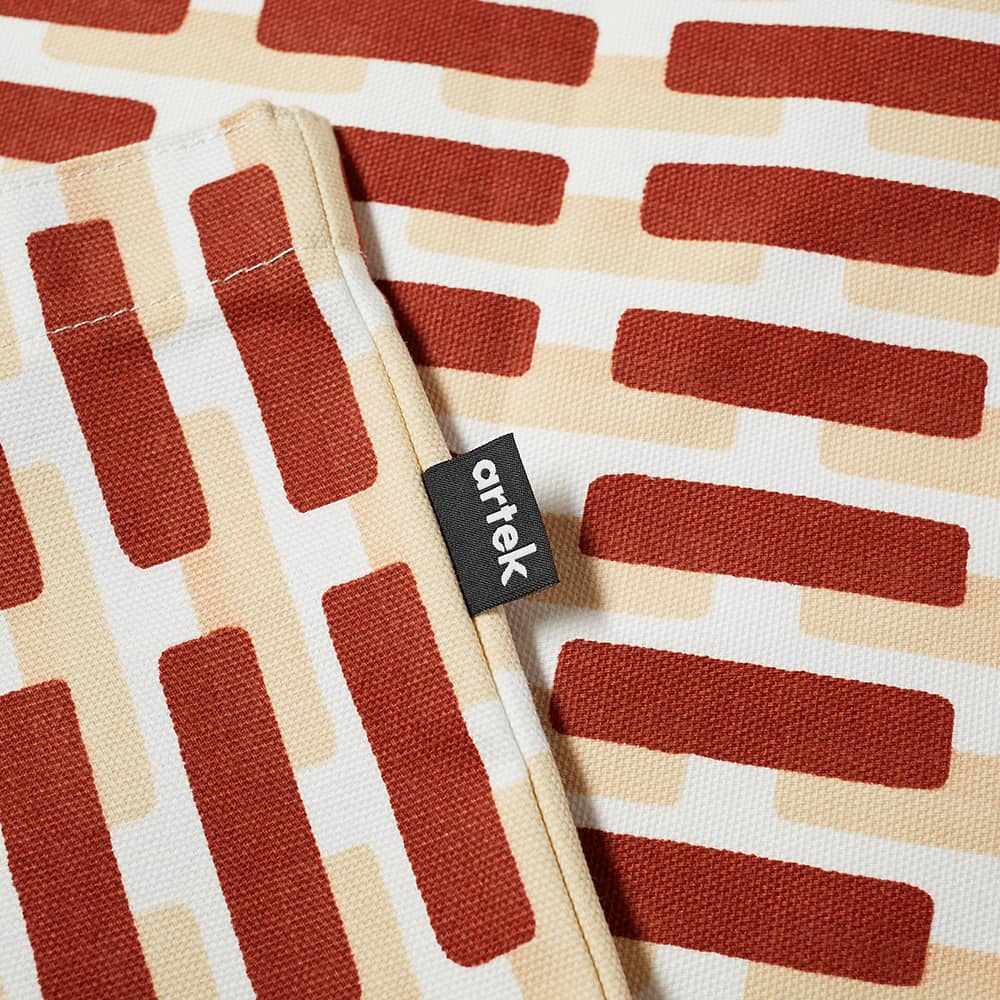Artek Siena Canvas Tote Bag Brick & Sand Shadow END.