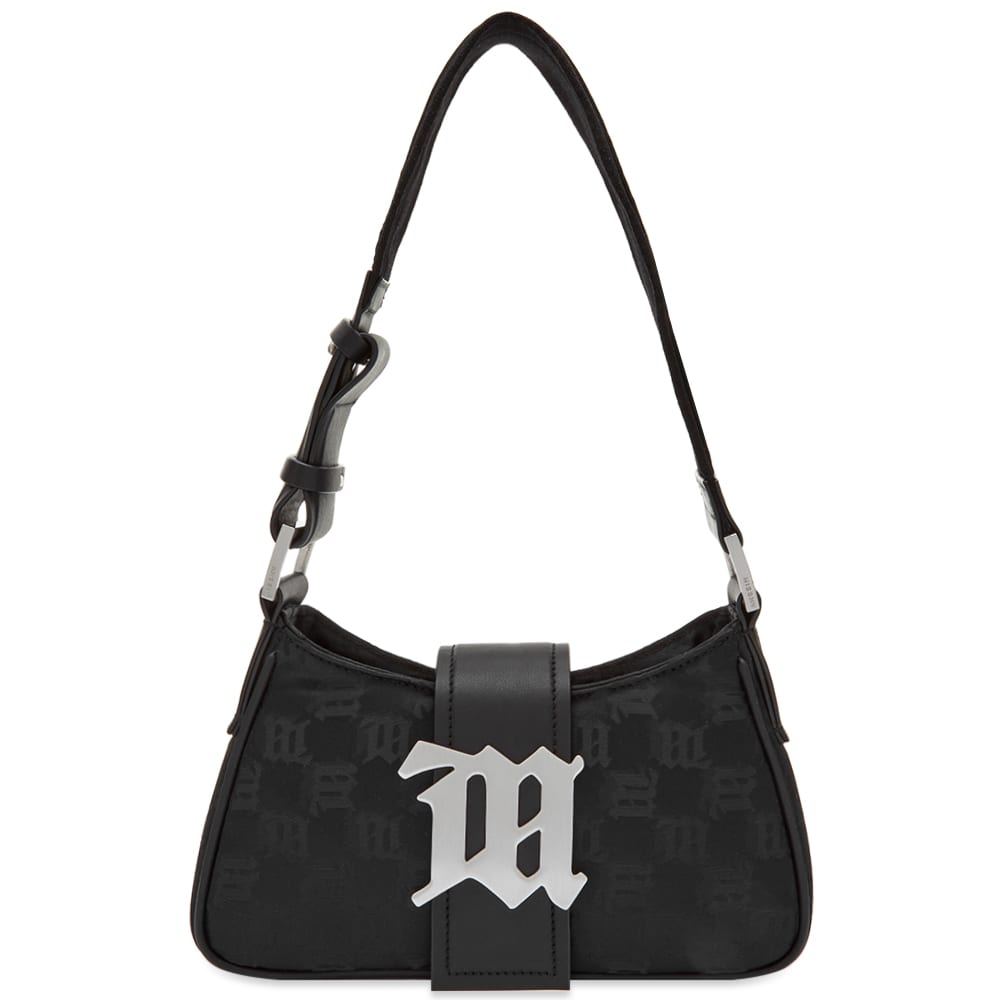 MISBHV Jacquard Monogram Mini Shoulder Bag Black END. (AU)