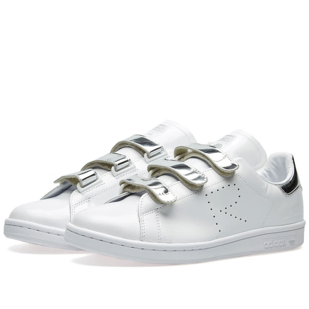 stan smith raf simons silver