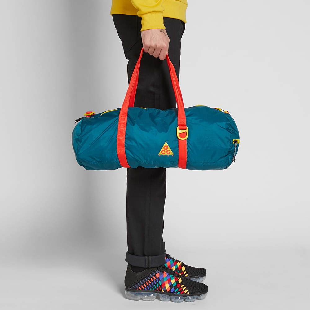 Nike ACG NSW Packable Duffle Bag Geode Teal & Midnight Spruce END. (AU)