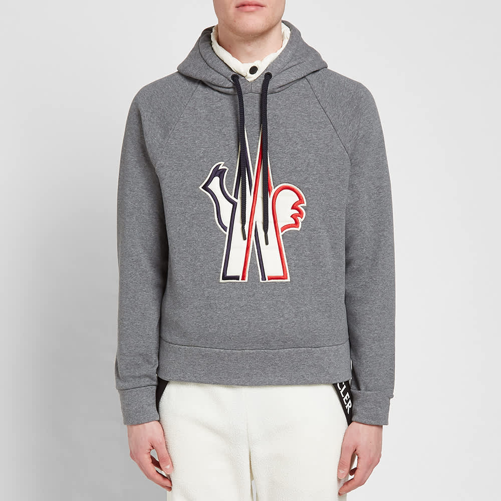 Moncler grenoble grey coat clearance